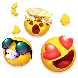 Emojis gagnants â Bubbles
