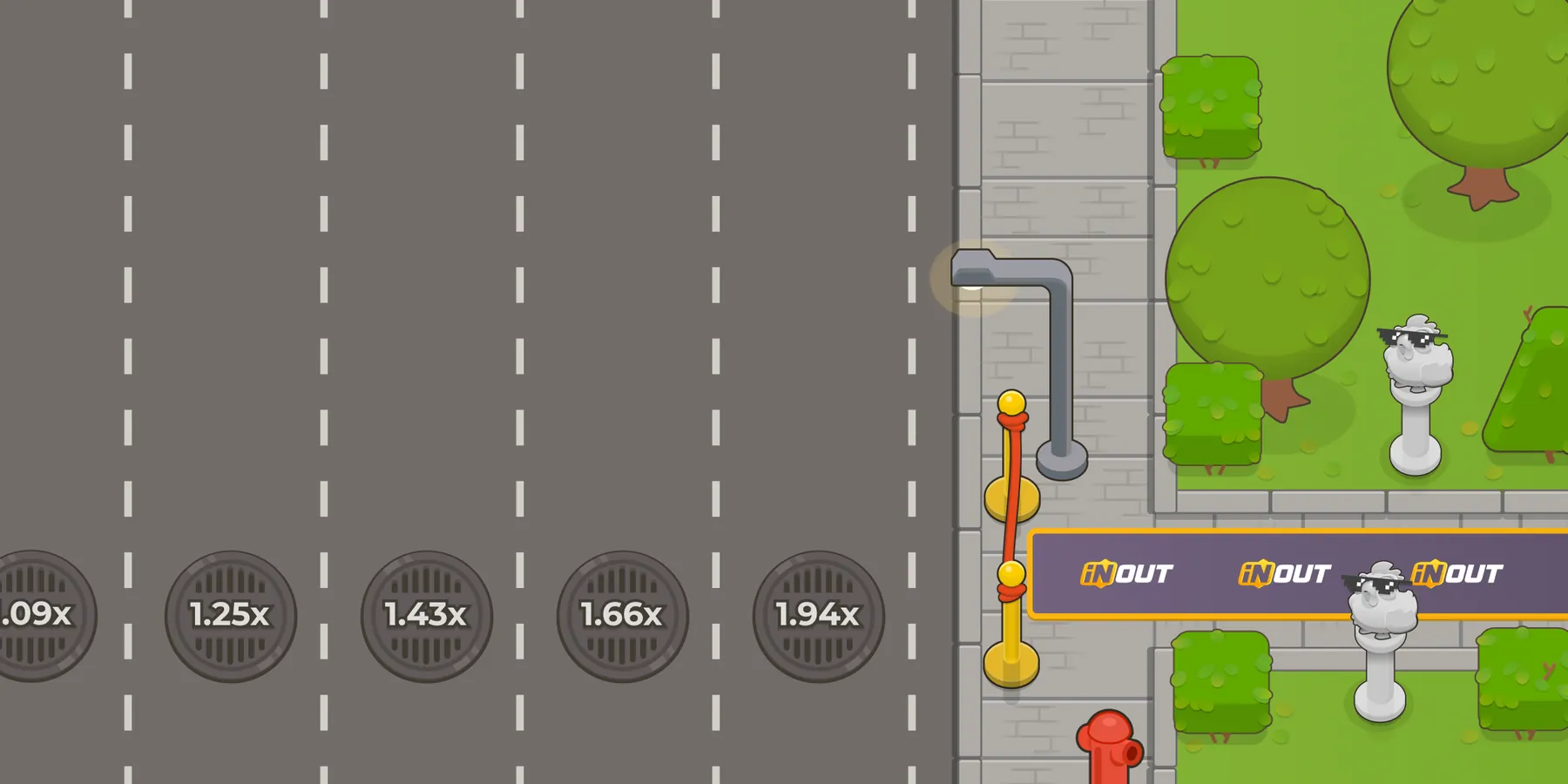 Chicken Road 2, visuel officiel InOut Games