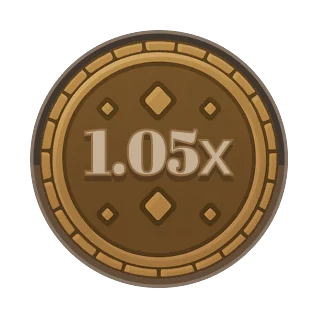 Pièce x1,05 – Chicken Road Gold