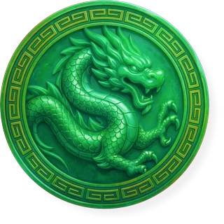 Pièce de dragon verte – Dragon Pots