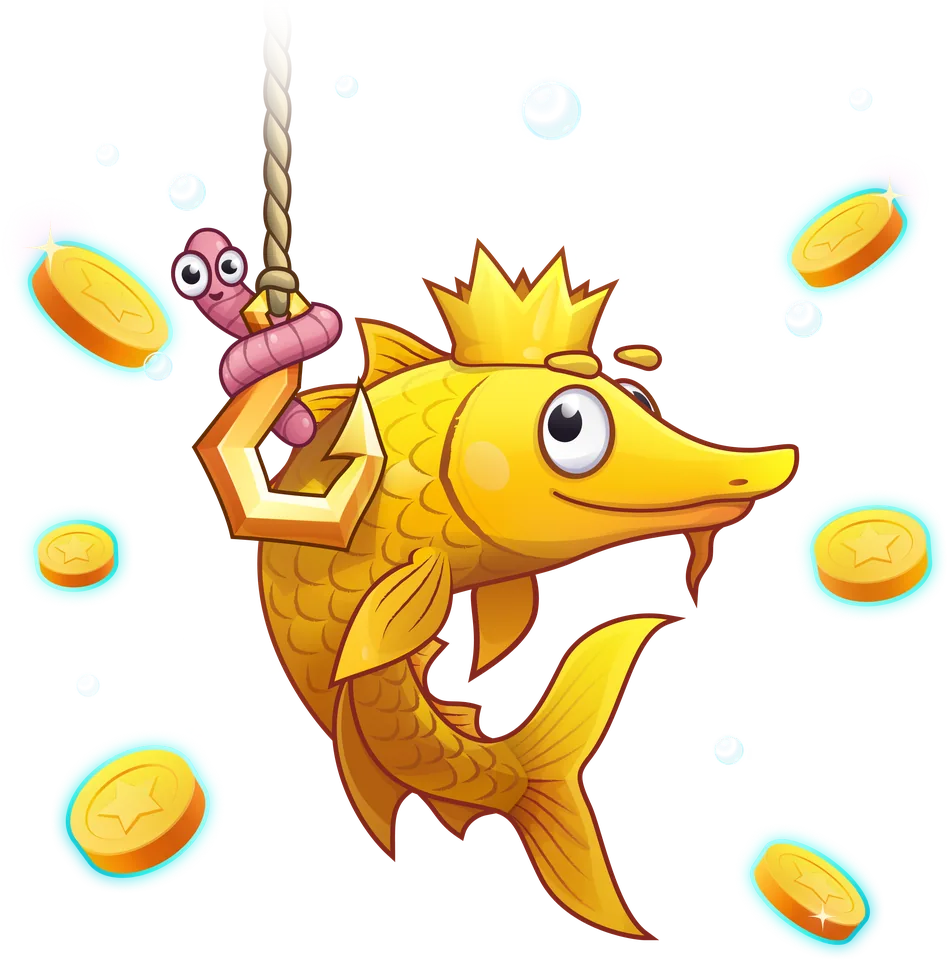 Mega Win, deuxième palier de gain – Fish Boom