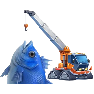 Camion-grue â Ice Fish