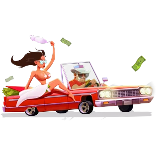 La voiture de sport â Sugar Daddy