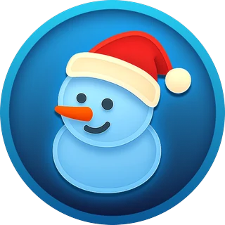 Bonhomme de neige (anneau bleu) â Twist X-mas